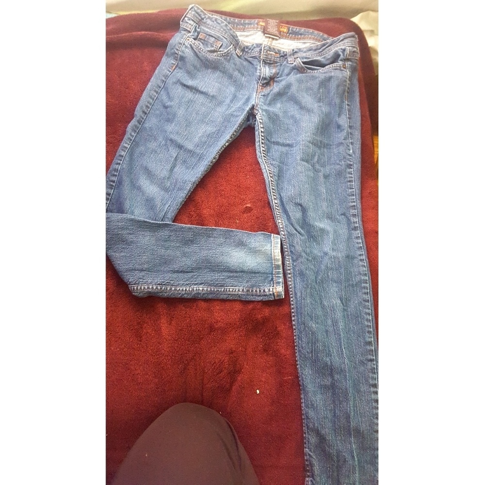 Dark blue skinny jeans